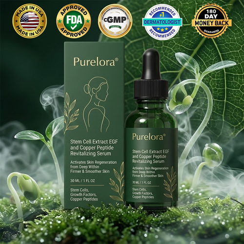 Stem Cell–Derived Purelora®  EGF & Copper Peptide Activating Serum  (Deeply activates skin renewal from within for firmer, smoother-looking skin)