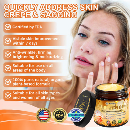 "Made and Shipped from America🔥|✅ Official Store✨Purelora® Bee Venom Skin Restorative Cream 🔥 LAST DAY 80% OFF 💎"