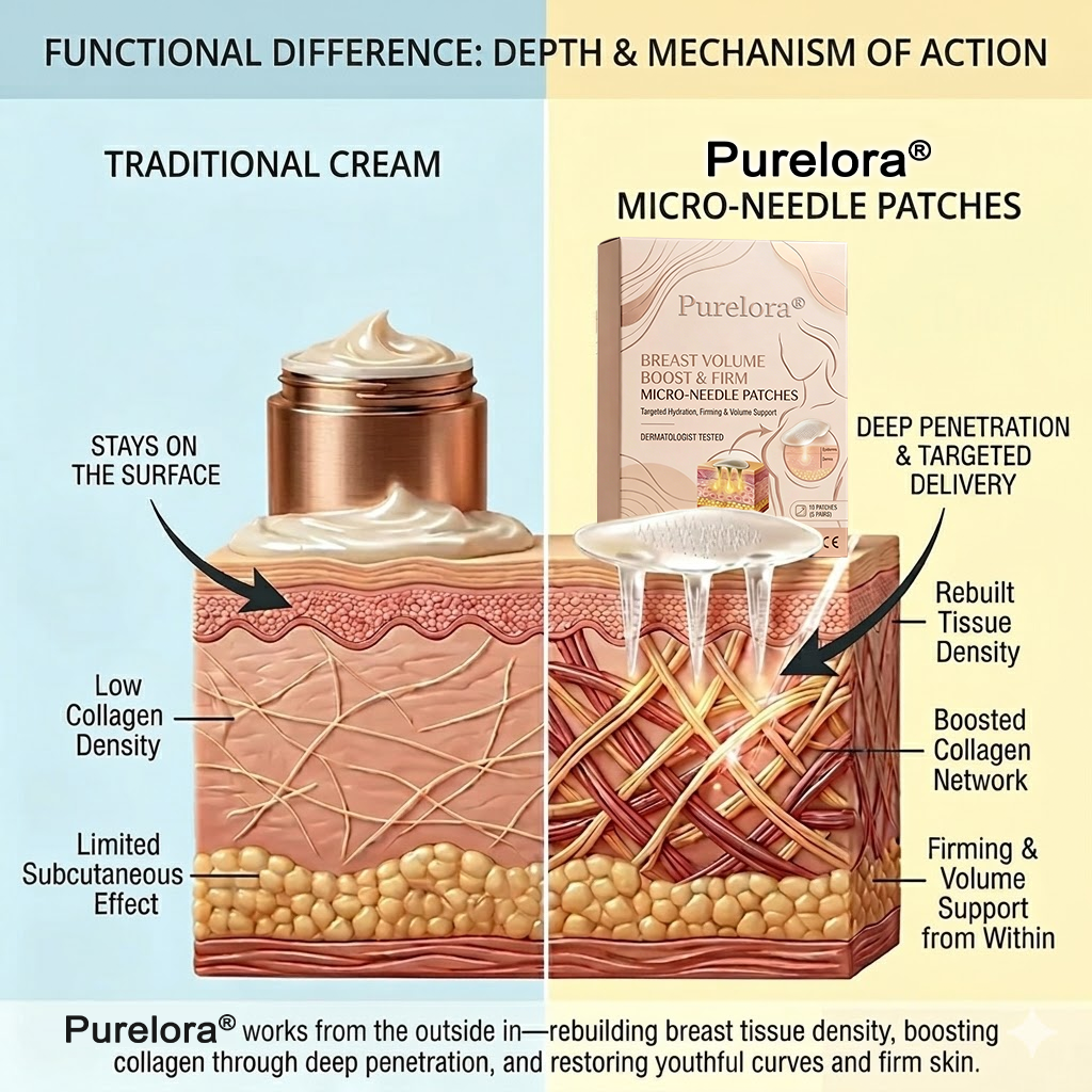 Purelora® Targeted Breast Enhancement Advanced Nano Microneedle Patch