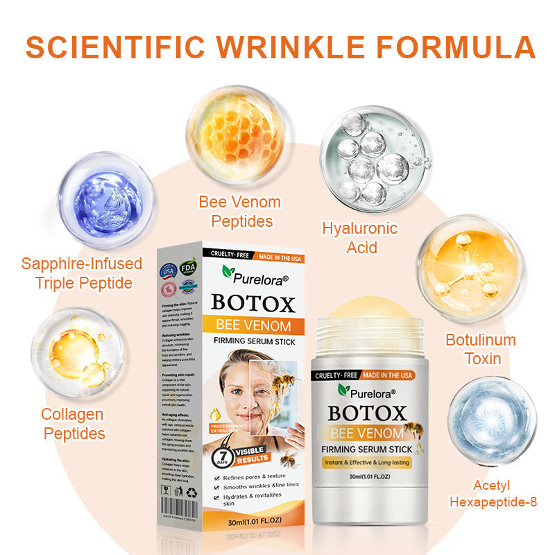📢🇺🇸Official Pharmacy🇺🇸 |✨Purelora® Botox Bee Venom Firming Serum Stick
