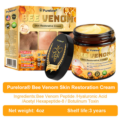 "Made and Shipped from America🔥|✅ Official Store✨Purelora® Bee Venom Skin Restorative Cream 🔥 LAST DAY 80% OFF 💎"