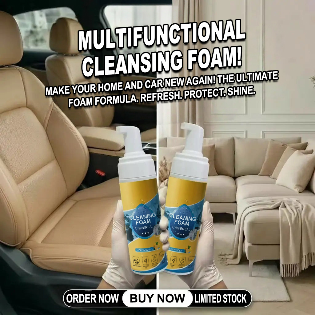 Last Day – 80% Off🔥4-in-1 Multipurpose Cleaning Foam