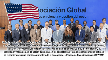 Tienda Oficial |  𝐻𝑒𝑎𝑙𝑟𝑖𝑧𝑒® 𝑴𝒐𝒓𝒊𝒏𝒈𝗮 · 𝐁𝐞𝐫𝐛𝐞𝐫𝐢𝐧𝐞 × 𝙉𝘼𝐃+ 𝟏2-en-1 𝗔𝗱𝘃𝗮𝗻𝗰𝗲𝗱 𝙉𝙖𝙣𝙤 𝙈𝙞𝙘𝙧𝙤𝙣𝙚𝙚𝐝𝐥𝐞 𝐏𝐚𝑡𝑐𝚑  (Solo una vez al día, cambios visibles en 7 días) 👨‍⚕️ Para obesidad, piel flácida, diabetes, apnea del sueño, problemas articulares y más🌺💜
