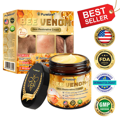 "Made and Shipped from America🔥|✅ Official Store✨Purelora® Bee Venom Skin Restorative Cream 🔥 LAST DAY 80% OFF 💎"