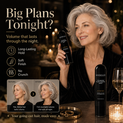 🍑 90ml Instant Volume Hair Spray — Root Lift, Fuller-Looking Hair, Long-Lasting Hold & Fresh Peach Scent ✨