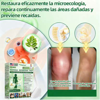 Tienda Oficial |  𝐻𝑒𝑎𝑙𝑟𝑖𝑧𝑒® 𝑴𝒐𝒓𝒊𝒏𝒈𝗮 · 𝐁𝐞𝐫𝐛𝐞𝐫𝐢𝐧𝐞 × 𝙉𝘼𝐃+ 𝟏2-en-1 𝗔𝗱𝘃𝗮𝗻𝗰𝗲𝗱 𝙉𝙖𝙣𝙤 𝙈𝙞𝙘𝙧𝙤𝙣𝙚𝙚𝐝𝐥𝐞 𝐏𝐚𝑡𝑐𝚑  (Solo una vez al día, cambios visibles en 7 días) 👨‍⚕️ Para obesidad, piel flácida, diabetes, apnea del sueño, problemas articulares y más🌺💜