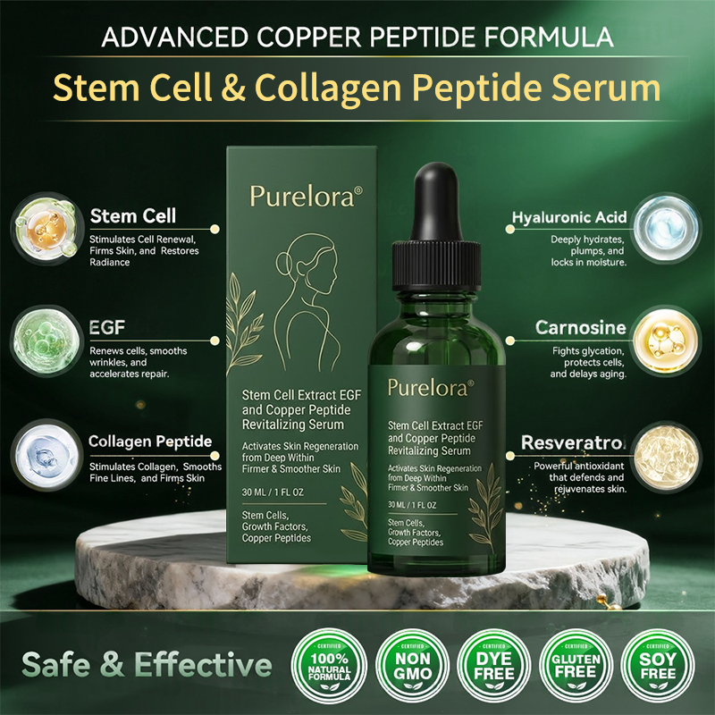 Stem Cell–Derived Purelora®  EGF & Copper Peptide Activating Serum  (Deeply activates skin renewal from within for firmer, smoother-looking skin)