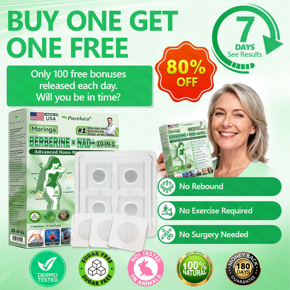 👩‍⚕️[FDA-Registered & GMP Certified]| 𝑷𝒖𝒓𝒆𝒍𝒐𝒓𝒂® 𝙈𝒐𝒓𝒊𝒏𝒈𝗮 · 𝗕𝗲𝗿𝗯𝐞𝐫𝐢𝐧𝙚 × 𝙉𝑨𝑫+ 𝟏𝟎-𝙞𝙣-1 𝘼𝒅𝒗𝒂𝒏𝒄𝒆𝐝 𝐍𝐚𝐧𝙤 𝙈𝙞𝙘𝙧𝙤𝙣𝒆𝒆𝒅𝒍𝐞 𝐏𝐚𝐭𝙘𝙝 🇺🇸|𝘉𝘢𝘤𝘬𝘦𝘥 𝘣𝘺 𝘴𝘤𝘪𝘦𝘯𝘤𝘦 | 10-𝗂𝗇-𝟣 𝖿𝗈𝗋𝗆𝗎𝗅𝖺 | 𝑅𝑒𝑠𝑢𝑙𝑡𝑠 𝑖𝑛 7 𝑑𝑎𝑦𝑠 ⏳