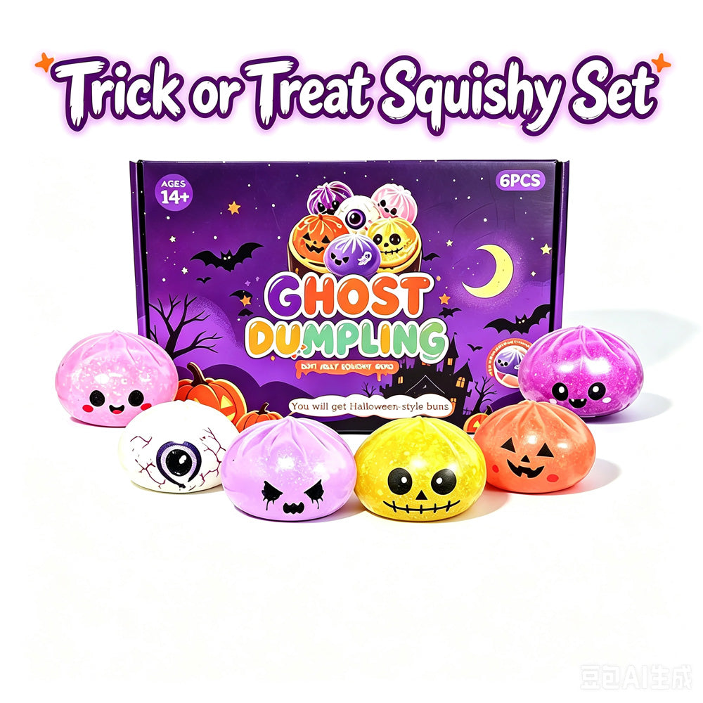 🎃 No Tricks, Just Squishy Treats! 🍬 Your Halloween Favorite Is On The Way 👻 Safe, Soft & Fun For All Ages（⚠️ Non-Candy Gift）