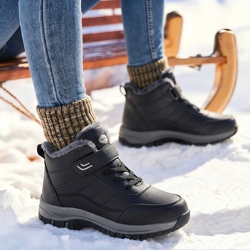 🔥 Bestseller 2026 – Today Only: 80% Off 🏆 Women’s Winter Boots with Warm Plush Lining, Stabilizing Ankle Support & Non-Slip Tread Sole