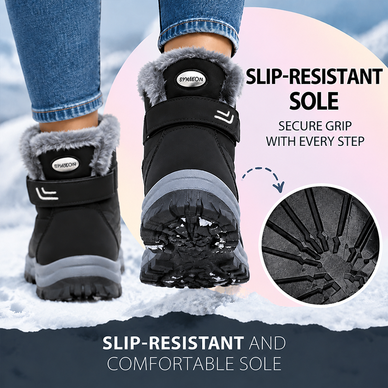 🔥 Bestseller 2026 – Today Only: 80% Off 🏆 Women’s Winter Boots with Warm Plush Lining, Stabilizing Ankle Support & Non-Slip Tread Sole