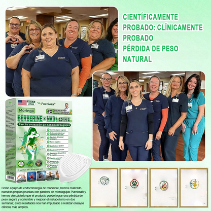 🔥🧪[Registrado en la FDA y Certificado en Buenas Prácticas de Fabricación (GMP)] | Purlora® Maravilla Matutina · Berberina × NAD+ Parche de Nanomicroagujas Avanzado 10 en 1 🇺🇸 | Respaldado por la ciencia | Fórmula 10 en 1 | Resultados en 7 días ⏳