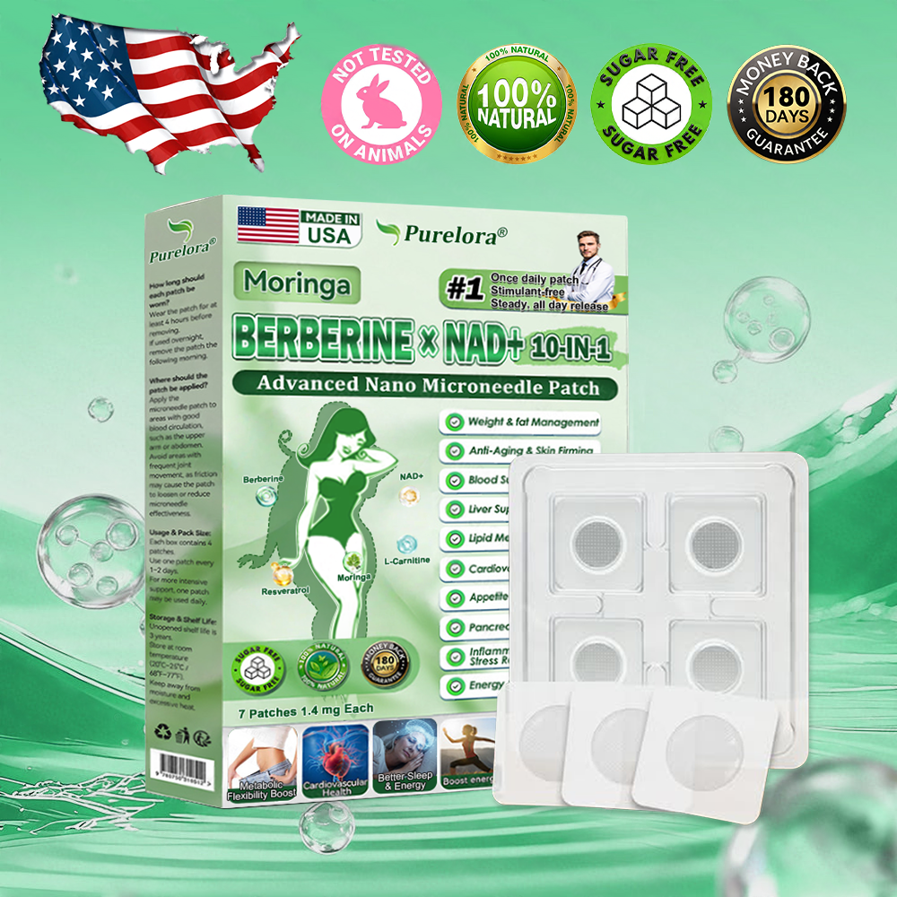 👩‍⚕️[FDA-Registered & GMP Certified]| 𝑷𝒖𝒓𝒆𝒍𝒐𝒓𝒂® 𝙈𝒐𝒓𝒊𝒏𝒈𝗮 · 𝗕𝗲𝗿𝗯𝐞𝐫𝐢𝐧𝙚 × 𝙉𝑨𝑫+ 𝟏𝟎-𝙞𝙣-1 𝘼𝒅𝒗𝒂𝒏𝒄𝒆𝐝 𝐍𝐚𝐧𝙤 𝙈𝙞𝙘𝙧𝙤𝙣𝒆𝒆𝒅𝒍𝐞 𝐏𝐚𝐭𝙘𝙝 🇺🇸|𝘉𝘢𝘤𝘬𝘦𝘥 𝘣𝘺 𝘴𝘤𝘪𝘦𝘯𝘤𝘦 | 10-𝗂𝗇-𝟣 𝖿𝗈𝗋𝗆𝗎𝗅𝖺 | 𝑅𝑒𝑠𝑢𝑙𝑡𝑠 𝑖𝑛 7 𝑑𝑎𝑦𝑠 ⏳