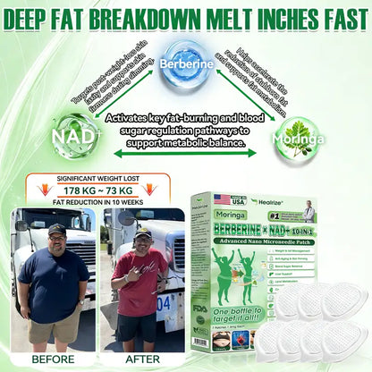 🇺🇸 𝐎𝐟𝐟𝐢𝐜𝐢𝐚𝐥 𝐔𝐒 𝐒𝐭𝐨𝐫𝐞 | 🧑‍⚕️🩺𝐇𝐞𝐚𝐥𝐫𝐢𝐳𝐞® Moringa · Berberine × NAD+ 𝟏𝟎-𝐢𝐧-𝟏 𝐀𝐝𝐯𝐚𝐧𝐜𝐞𝐝 𝐍𝐚𝐧𝐨 𝐌𝐢𝐜𝐫𝐨𝐧𝐞𝐞𝐝𝐥𝐞 𝐏𝐚𝐭𝐜𝐡 — 𝐎𝐧𝐜𝐞 𝐃𝐚𝐢𝐥𝐲, 𝐕𝐢𝐬𝐢𝐛𝐥𝐞 𝐑𝐞𝐬𝐮𝐥𝐭𝐬 𝐢𝐧 𝟕 𝐃𝐚𝐲𝐬