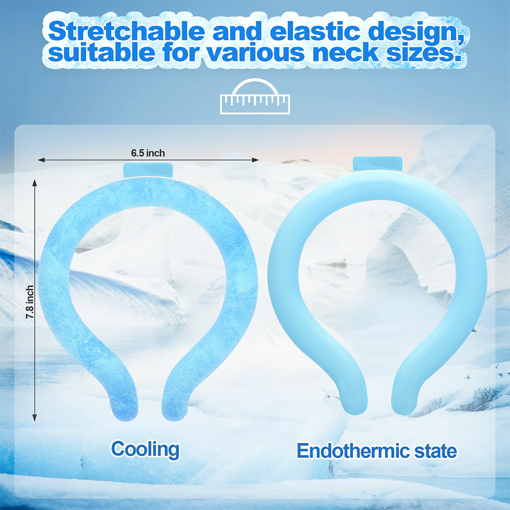 Reusable Cooling Neck Ring – Long-Lasting Sweat-Free Relief