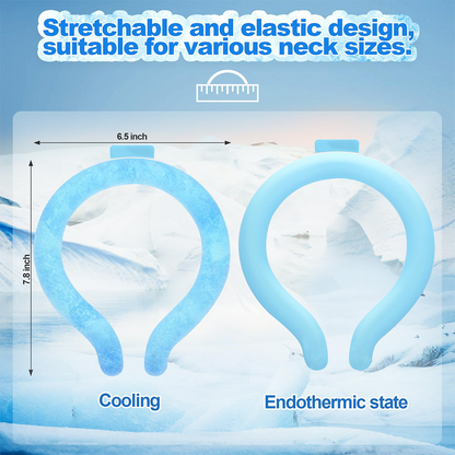 Reusable Cooling Neck Ring – Long-Lasting Sweat-Free Relief