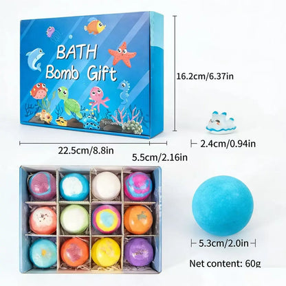 🌈12-Pack Ocean Surprise Bath Bombs