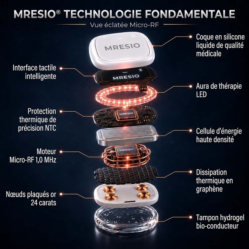 Mresio® ✨ Appareil de remodelage corporel et de drainage lymphatique par micro-radiofréquence