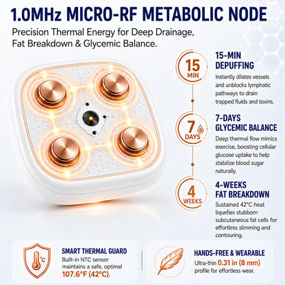 Mresio® ✨ Dispositivo Micro-RF para Moldeado Corporal y Drenaje Linfático🪴