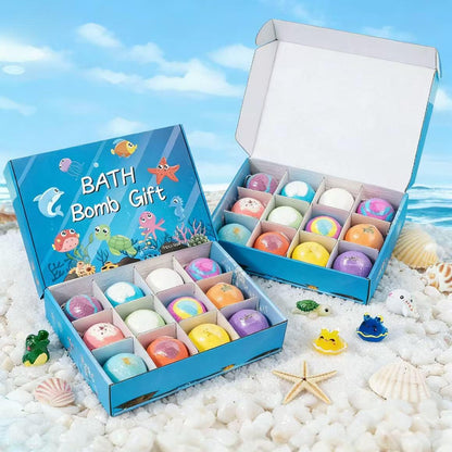 🌈12-Pack Ocean Surprise Bath Bombs