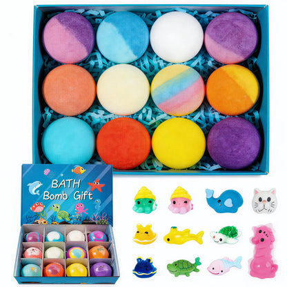 🌈12-Pack Ocean Surprise Bath Bombs
