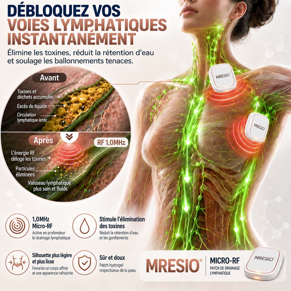 Mresio® ✨ Appareil de remodelage corporel et de drainage lymphatique par micro-radiofréquence