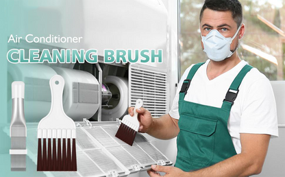 Air Conditioner Condenser Fin Comb, Fin Cleaning Brush Air Conditioner Coil Cleaner Refrigerator Coil Cleaning Whisk Brush Evaporator Radiator Repair Tool(2 Pieces)