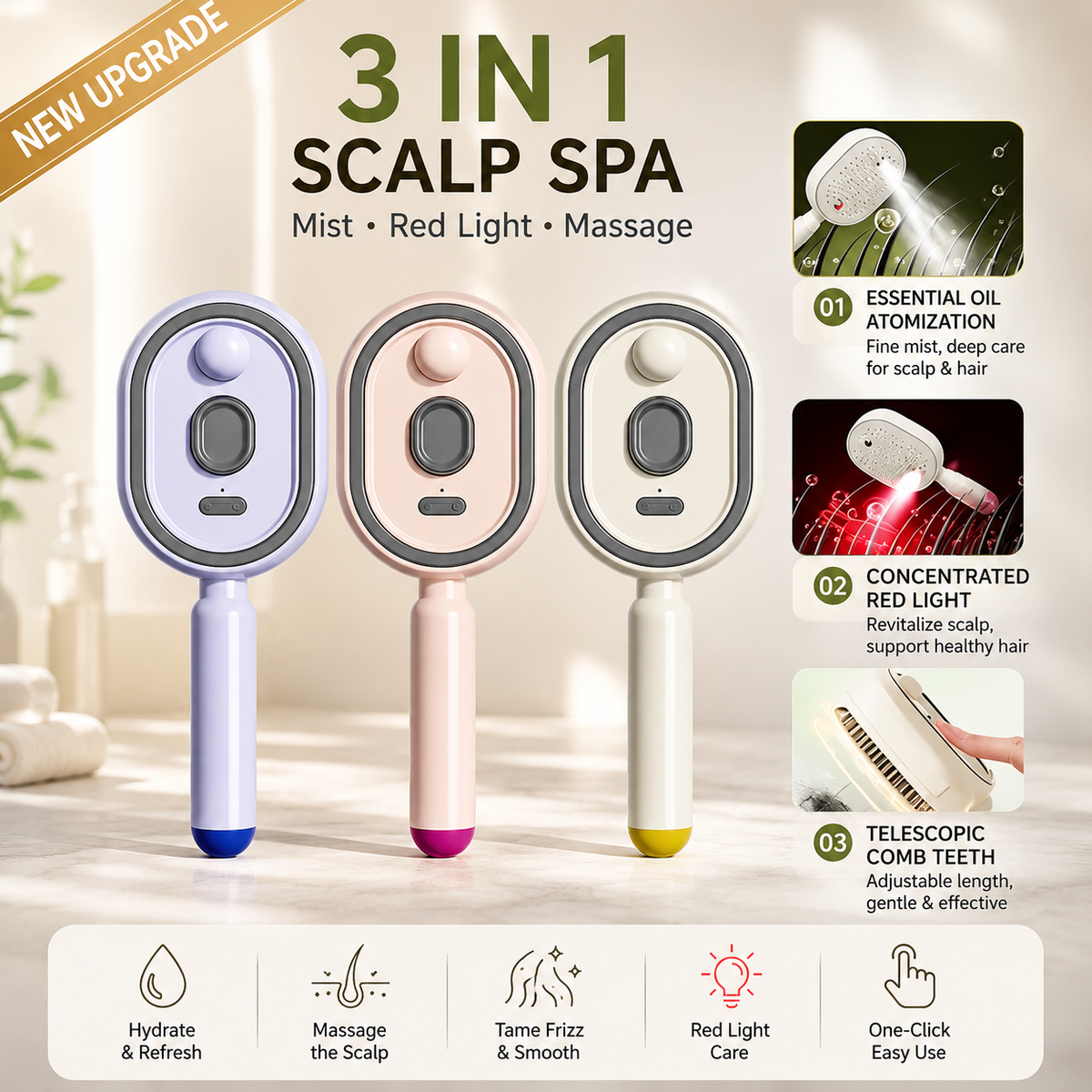 🔥Limited Time 50% OFF🔥  5-in-1 Curl, Straighten & Volume Styler