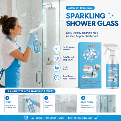 ✨ Glass Cleaning Spray | Quickly removes dirt and water spots for crystal-clear windows, mirrors, and glass surfaces 🪟💦