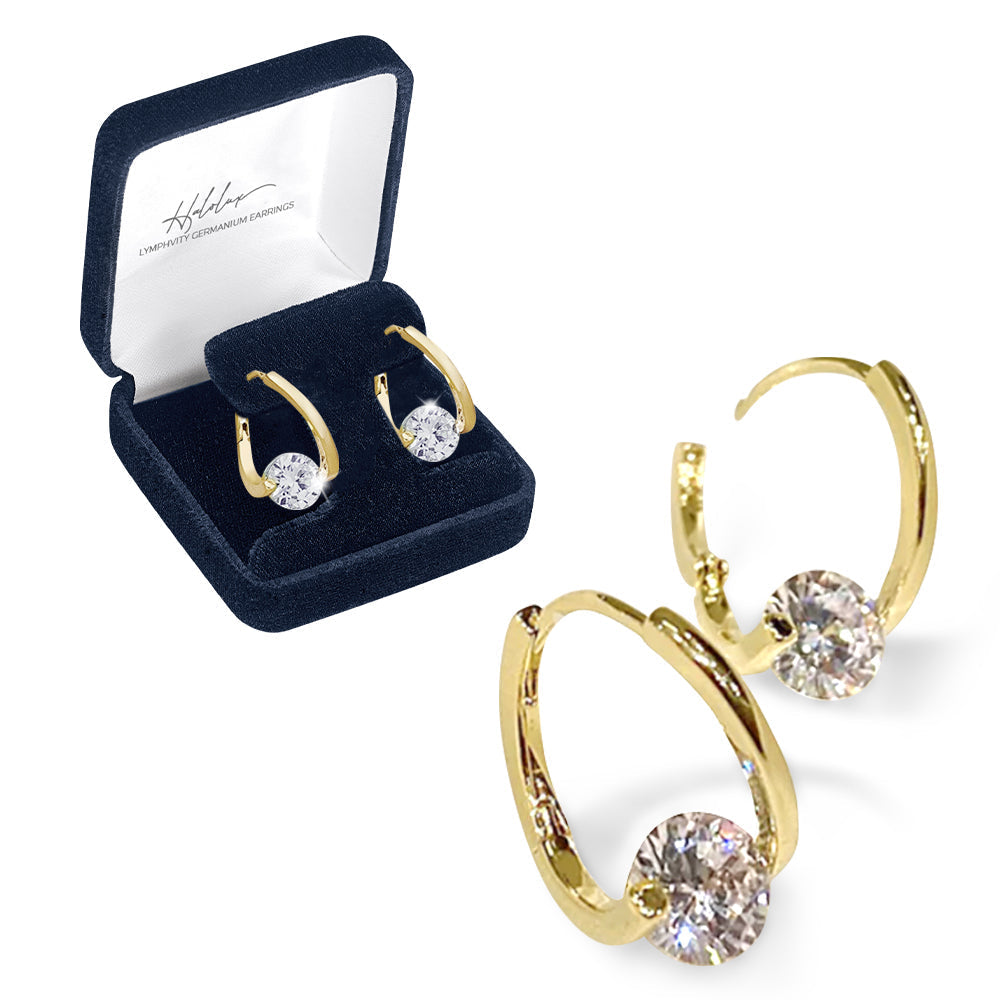📢🔥LAST DAY SALE-80% OFF 丨CZTICLE®Lymphvity MagneTherapy Germanium Earrings