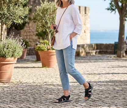 🔥💆‍♀️ LAST DAY SALE – 80% OFF ✨ Adjustable Orthopedic Diabetic Sandals for Foot Deformity, Arch Support & All-Day Comfort